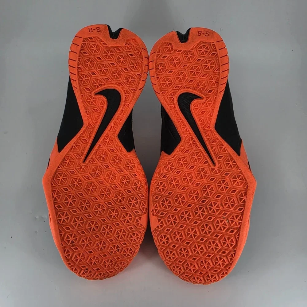 Nike LeBron Soldier 8 Black Peach 653645-001 Youth Size 5.5 Basketball